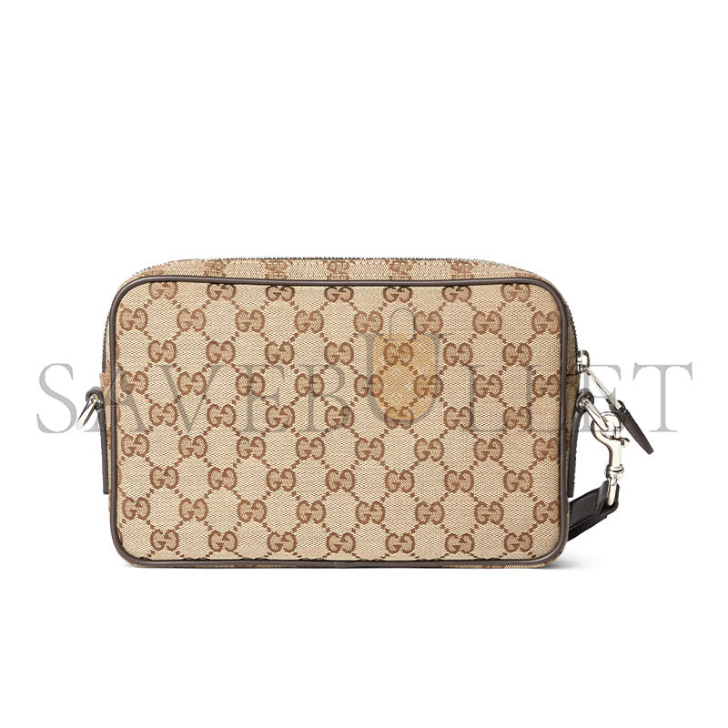 GUCCI GG CANVAS SMALL CROSSBODY BAG 834802 (23*15*5cm)